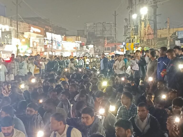 Sit-in protest by successful JSSC-CGL candidates continues in Ranchi